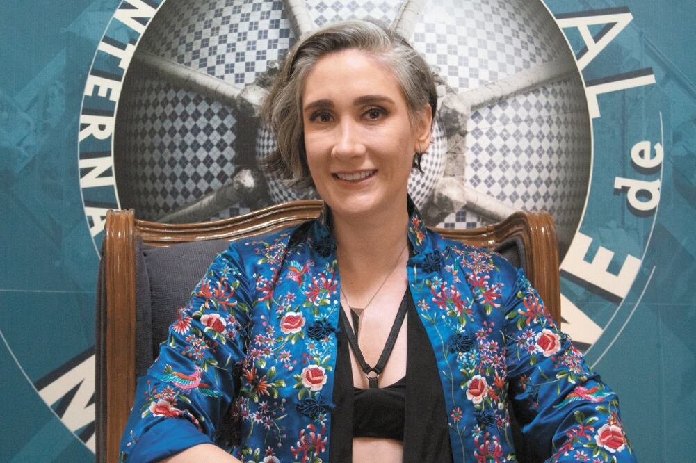 La realizadora presentó Vuel ven en el FICM. Foto: CHARBELL LUCIO. EL UNIVERSAL