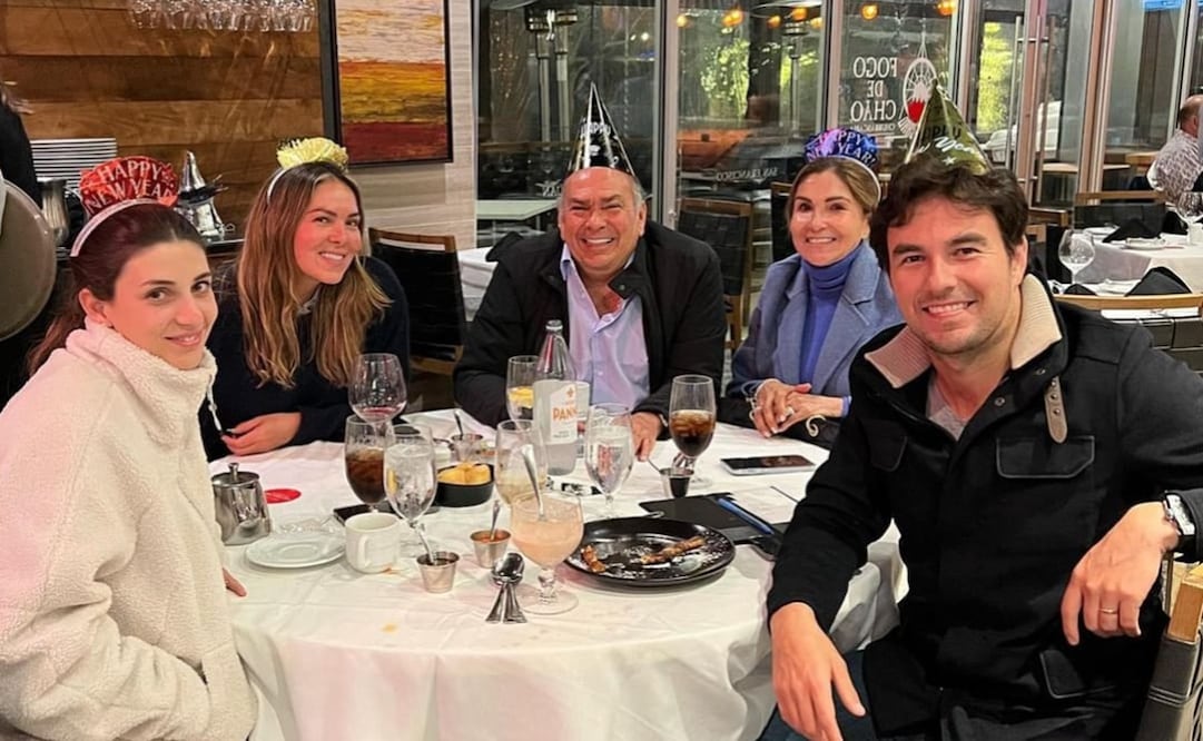 Checo Pérez junto a su familia / FOTO: INSTAGRAM