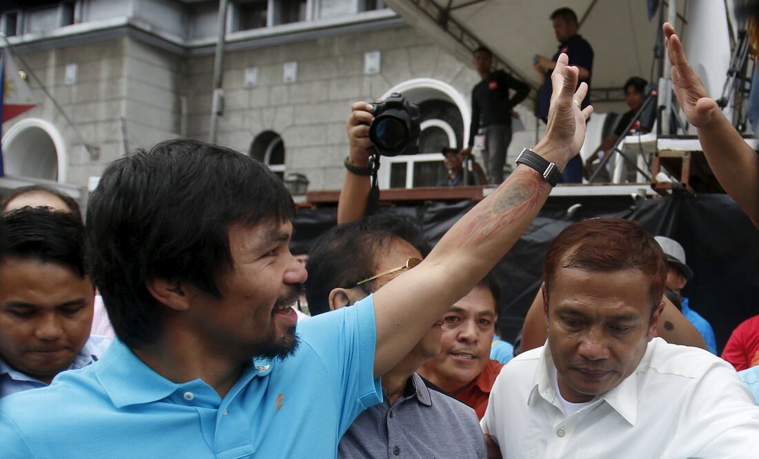 El púgil filipino es actualmente diputado por la provincia de Sarangani (REUTERS)