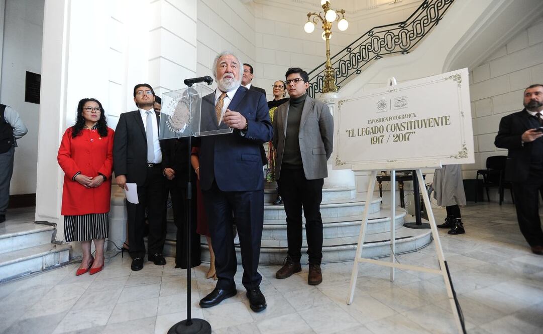 Alejandro Encinas confía en que avance armonización de leyes pendientes de la Constitución de la CDMX (05/02/2025). Foto: Especial