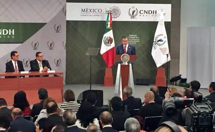 CNDH: Sociedad desconfía cada vez más de las instituciones