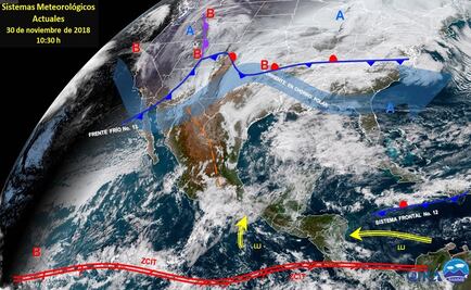 Se prevé caída de aguanieve y nieve en algunos estados