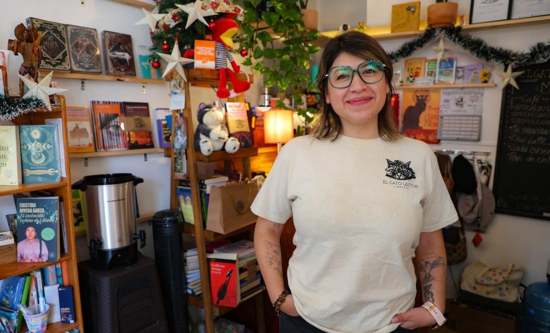 Librería de barrio El Gato Lector. Foto: Paola Reyes/EL UNIVERSAL