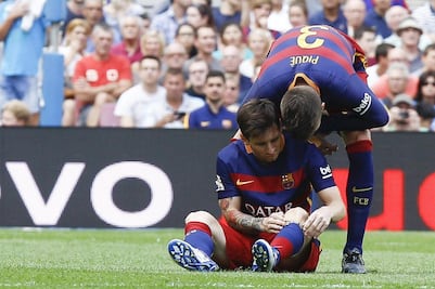 Neymar y Suárez, a dar la cara por Messi