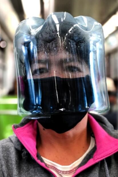 Las 26 formas diferentes de llevar cubrebocas en México