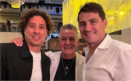 Iker Casillas presume fotografía con Guillermo Ochoa; ambas figuras se reunieron con Gianni Infantino