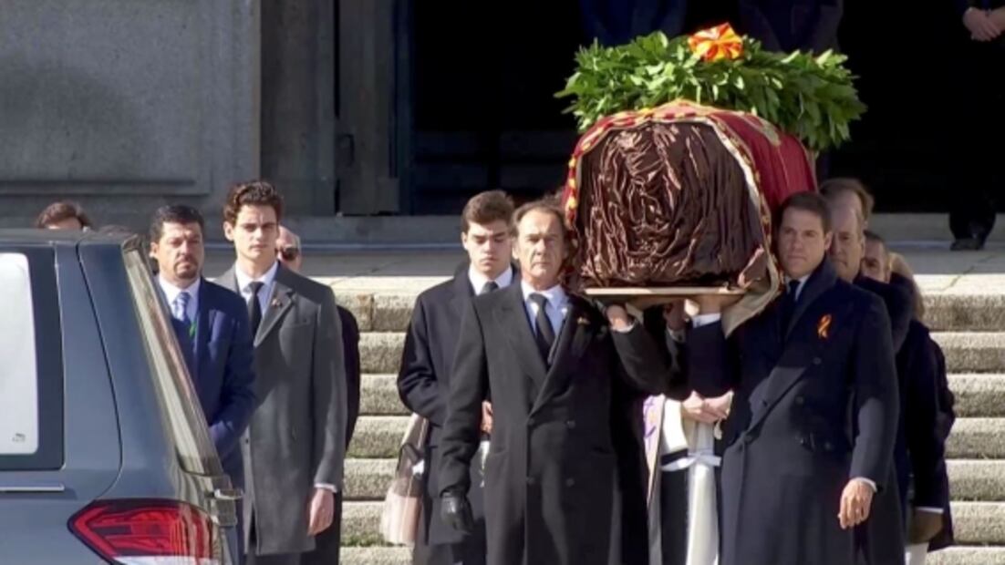 Así fue la exhumación del dictador Francisco Franco a 44 años de su muerte