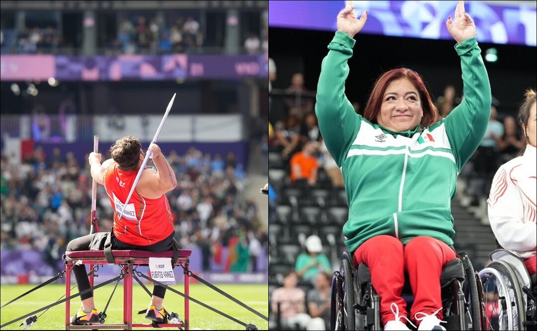 Edgar Fuentes y Amalia Pérez entregan medallas a México / Foto: Especiales