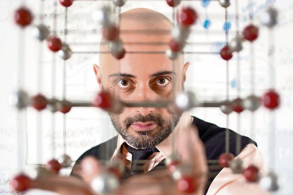 Ramiro Sanchiz escribe los géneros de ciencia-ficción, ciberpunk y biopunk. Es autor de quince novelas. Crédito: Mauro Martella / FIL GUADALAJARA