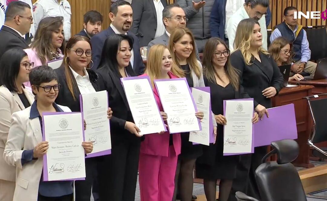 INE entrega últimas constancias de la elección judicial este 31 de agosto de 2025 / Foto: Captura de pantalla de video del INE