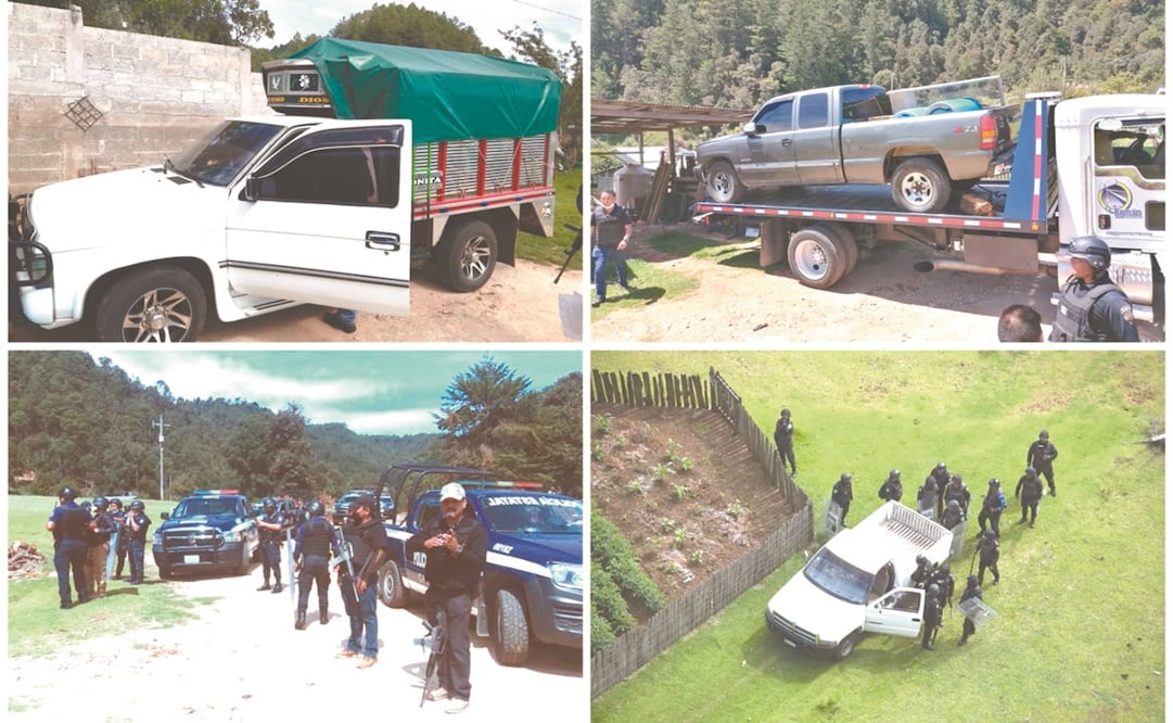 Cuatro autos le fueron asegurados al pastor evangélico Alejandro Jiménez, quien es acusado de perturbar la paz. Foto: Especial