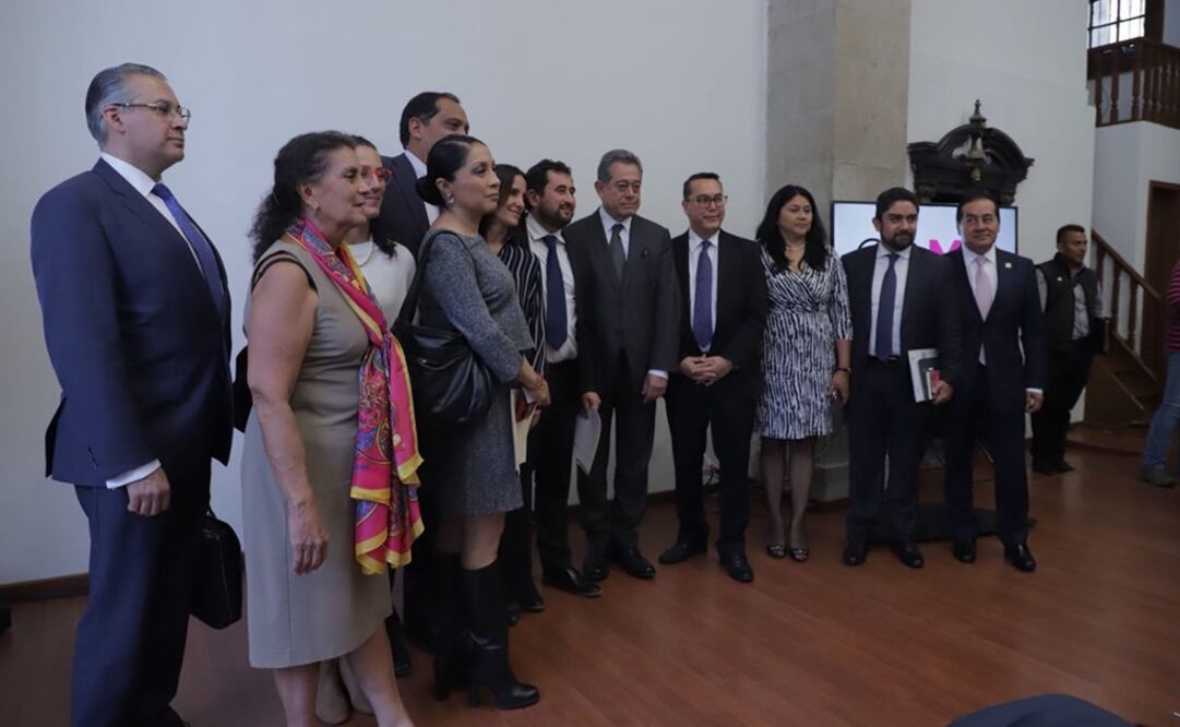 Los equipos para la transición del Gobierno de la Ciudad y de la jefa de Gobierno electa. Foto: Twitter @GobCDMX 