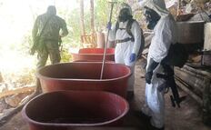 Desmantelan narcolaboratorio en Guerrero ligado a "Los Arreola"; aseguran más de 300 kilos de metanfetamina