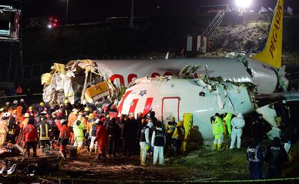 Al menos 1 muerto y 157 heridos tras accidente de avión en Estambul