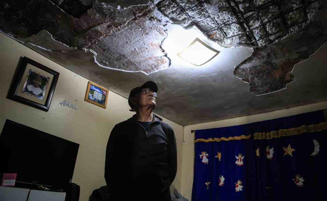 Vivienda afectada por la ampliación de la línea 12 del Metro. Foto: Especial