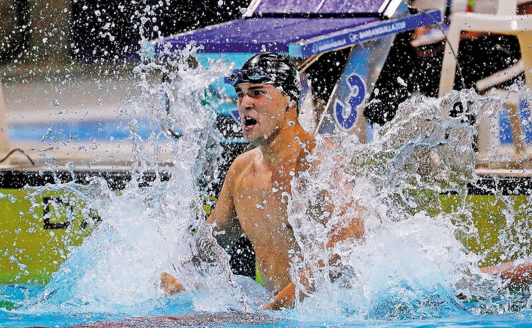 Jorge Iga luce como favorito en los 200 metros libres en el equipo nacional. Foto: Especial