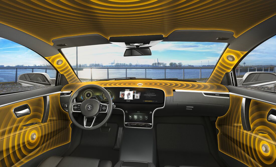 Continental presenta ¿Un equipo de sonido para auto sin altavoces?