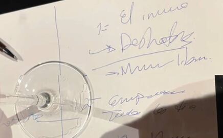 “El inicio”: Esto habría escrito Yrma Lydya en el mantel del restaurante minutos antes de ser asesinada 