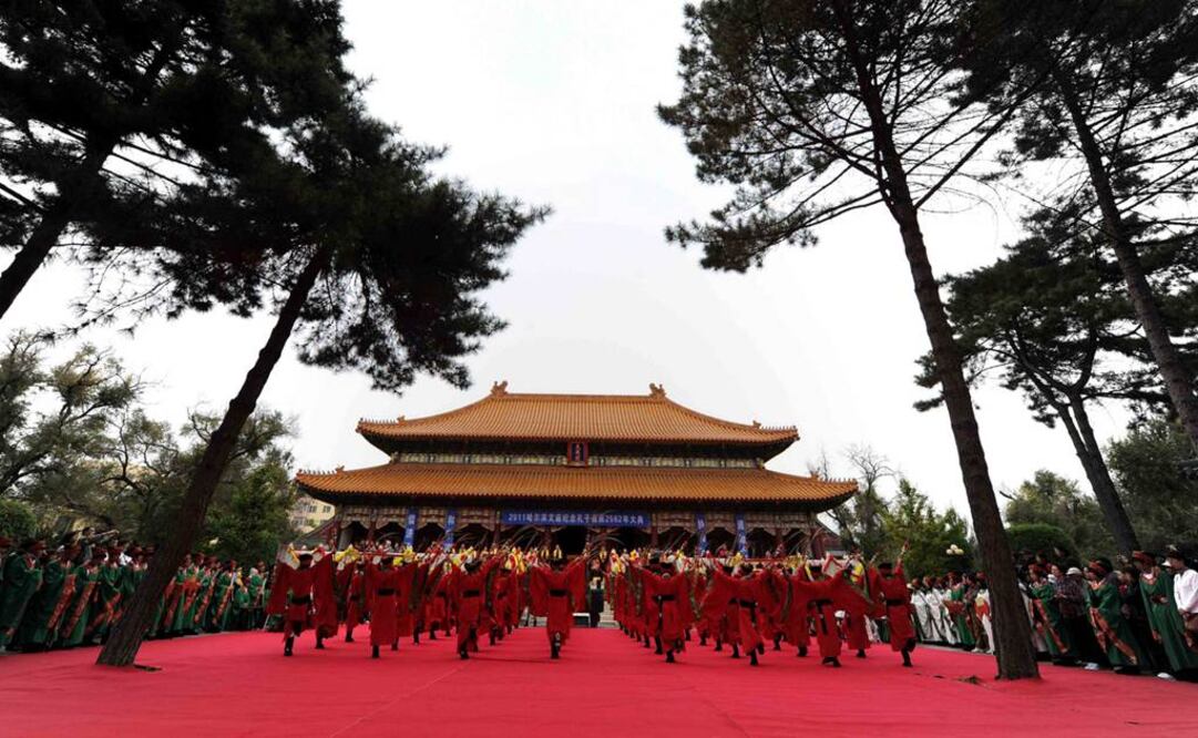 El templo se encuentra en la ciudad de Qufu  Foto:Archivo