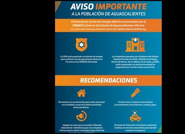 Ante apagones, autoridades de Aguascalientes se previenen con plantas de energía para garantizar servicios