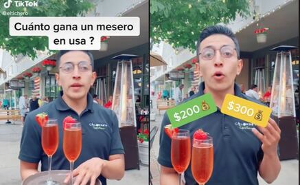 TikTok: Mesero mexicano revela cuánto gana por noche en EU