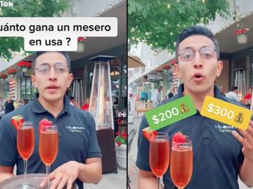 TikTok: Mesero mexicano revela cuánto gana por noche en EU