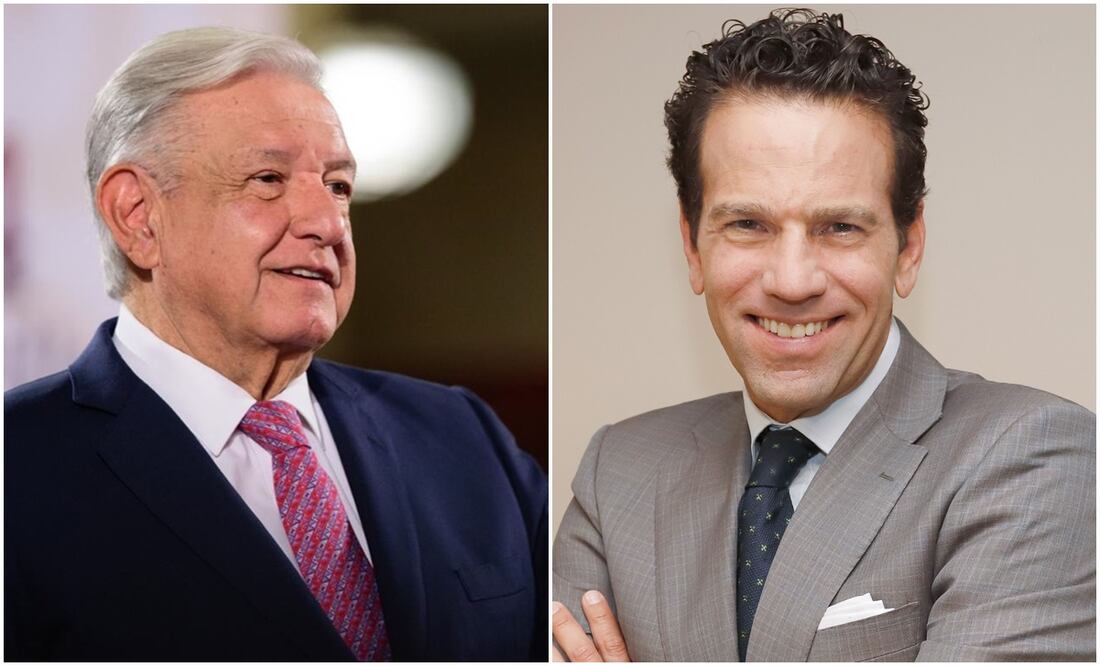 López Obrador y Carlos Loret de Mola. Foto: Presidencia - EL UNIVERSAL