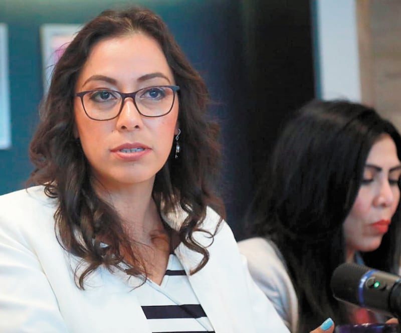 La especialista Claudia Guzmán, de la Coparmex, exige a los diputados locales desechar las dos iniciativas de dicha ley. Foto: ESPECIAL