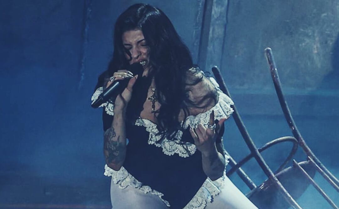 Cazzu ofreció su segundo concierto en el Auditorio Nacional con lleno total.
FOTO: Gabriel Pano/EL UNIVERSAL.