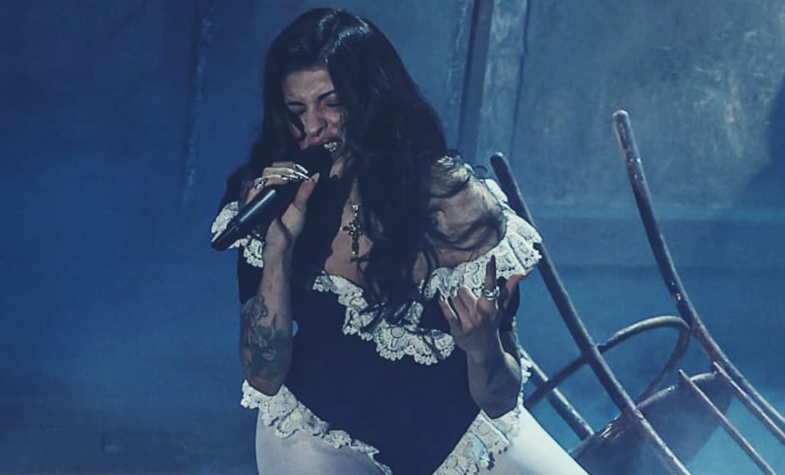 Cazzu ofreció su segundo concierto en el Auditorio Nacional con lleno total.
FOTO: Gabriel Pano/EL UNIVERSAL.