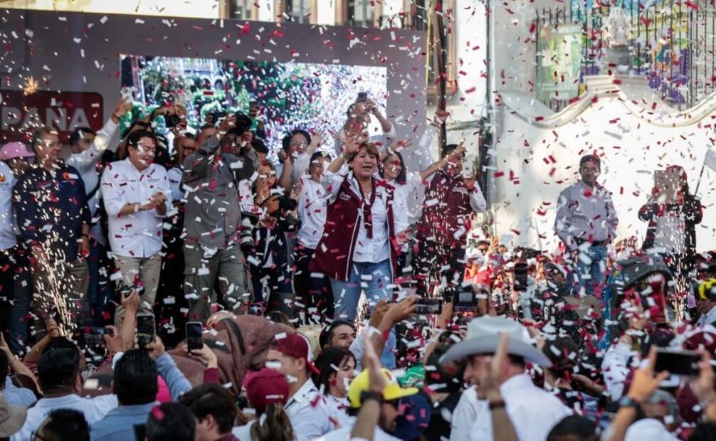 Delfina Gómez. Foto: Diego Simón Sánchez. EL UNIVERSAL