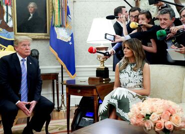 Melania “lleva un rato” pidiendo a Trump que mantenga unidas a familias migrantes