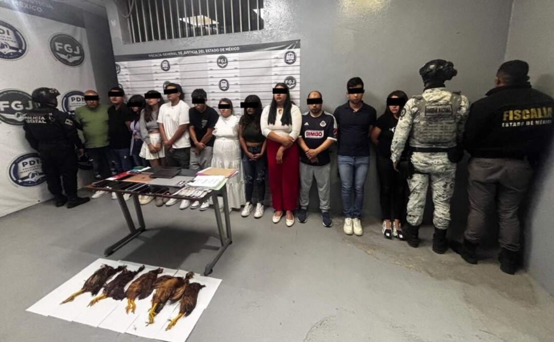 Detienen a 12 personas tras "Operación Restitución" en Ecatepec, que busca recuperar inmuebles con denuncia por despojo (17/05/2025). Foto: Especial