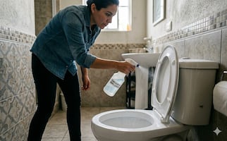 ¿Cómo limpiar el inodoro sin tocarlo?; el truco definitivo para desinfectar tu baño