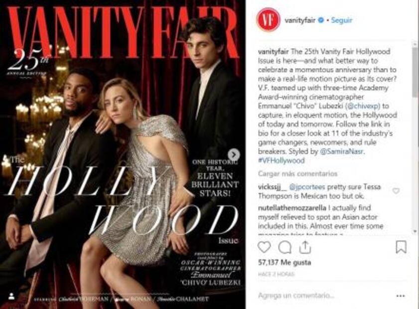 Yalitza Aparicio posa para la revista "Vanity Fair"