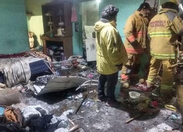 Explosión en taller clandestino deja dos personas lesionadas en Tultepec