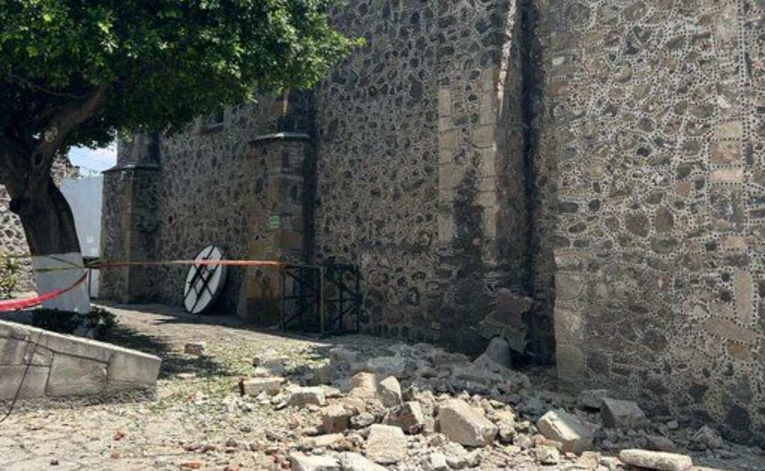 Reportan incendio por pirotecnia durante festival religioso en la alcaldía Tlalpan (29/04/2025). Foto: Especial