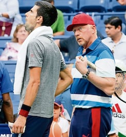 Djokovic se “divorcia” de su entrenador Boris Becker