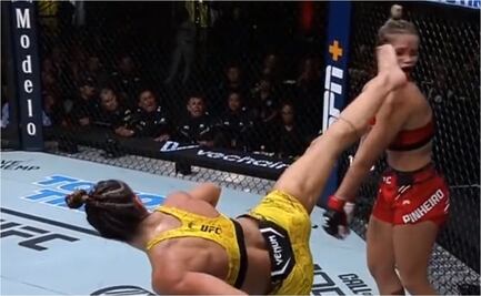 VIDEO: La brutal patada de Amanda Ribas para noquear a su rival en la UFC