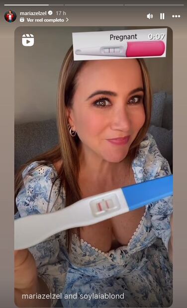 Mariazel comparte con sus seguidores que está embarazada.