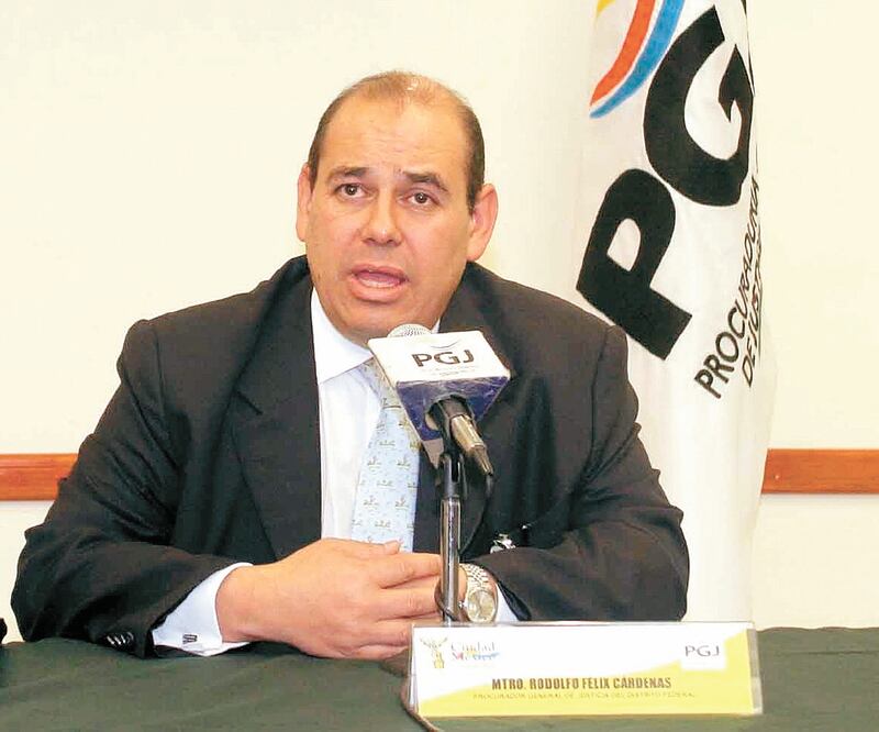 El exprocurador capitalino Rodolfo Félix Cárdenas se incorporó al equipo de la defensa del empresario Juan Collado. ARCHIVO EL UNIVERSAL