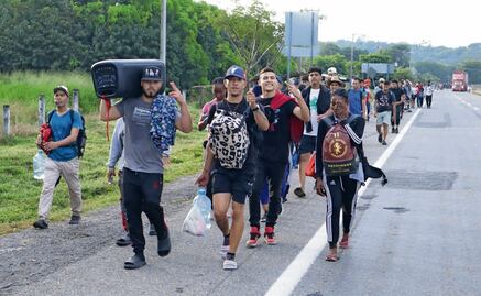 Sale otra caravana; Migración busca disolverla
