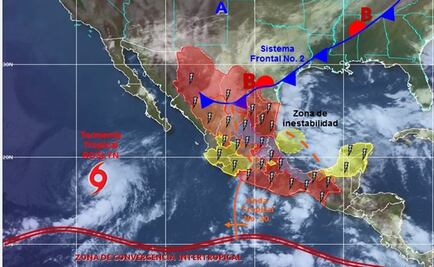 Tormenta Roslyn se debilitará a depresión tropical hoy