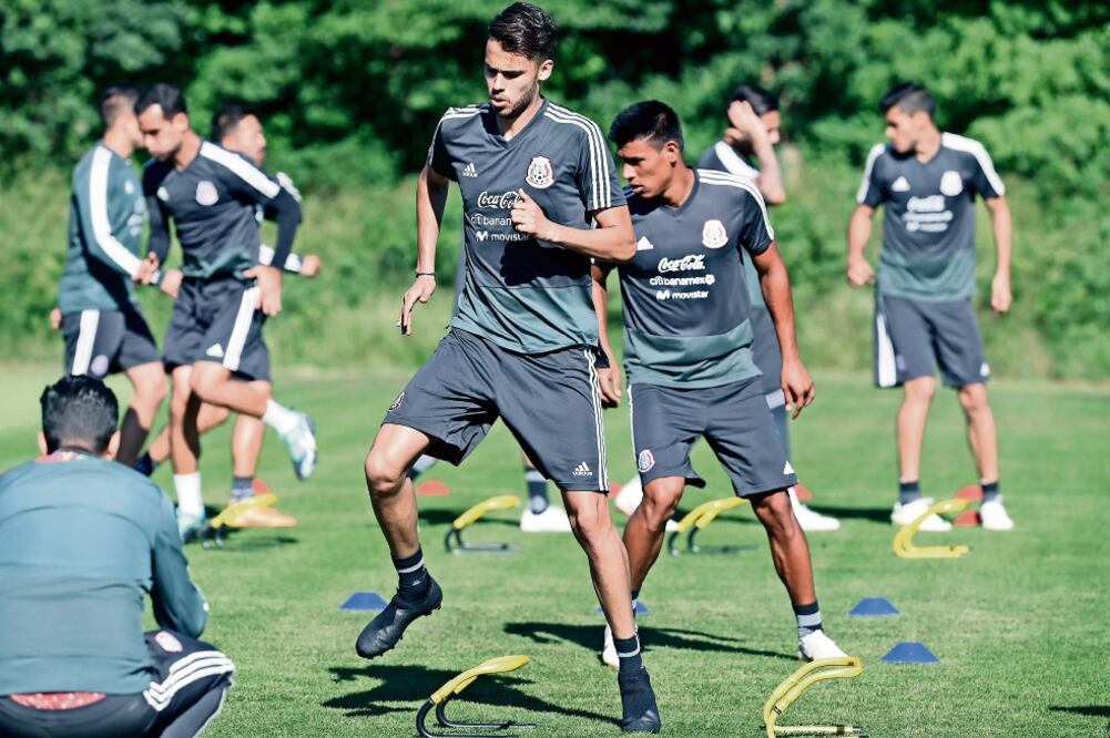 El espigado jugador sigue poco a poco con los trabajos en el equipo nacional. Foto: LUIS CORTÉS. EL UNIVERSAL