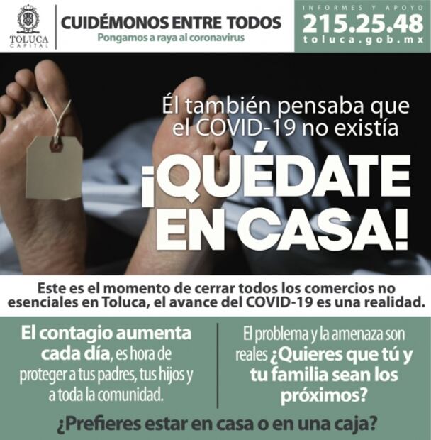 “¿Prefieres estar en casa o en una caja?” Toluca lanza campaña "enérgica"
