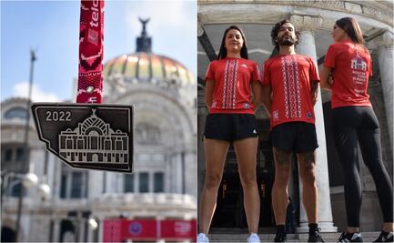 Presentan medalla y playera del Maratón de la Ciudad de México 2022