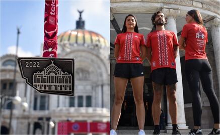 Presentan medalla y playera del Maratón de la Ciudad de México 2022