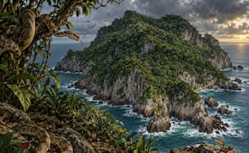 ¡Demasiado peligrosa! Esta isla solo está habitada por serpientes venenosas que podrían matarte