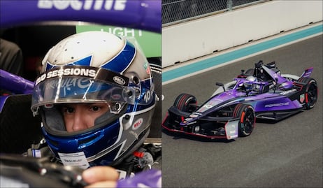El Kun Agüero tuvo su debut como piloto de Fórmula E y le pidieron que baje la velocidad