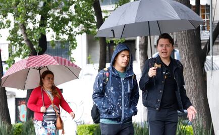 Se esperan lluvias y chubascos dispersos en el Valle de México